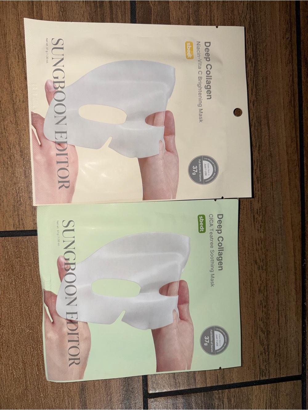 SUNGBOON EDITOR Deep Collagen Sheet Masks - White (2 Pack)